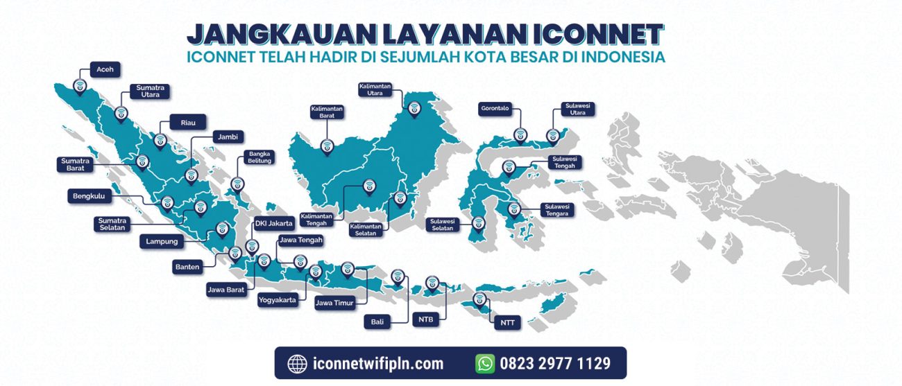 Daftar ICONNET Wifi PLN Jawa Tengah dan Yogyakarta