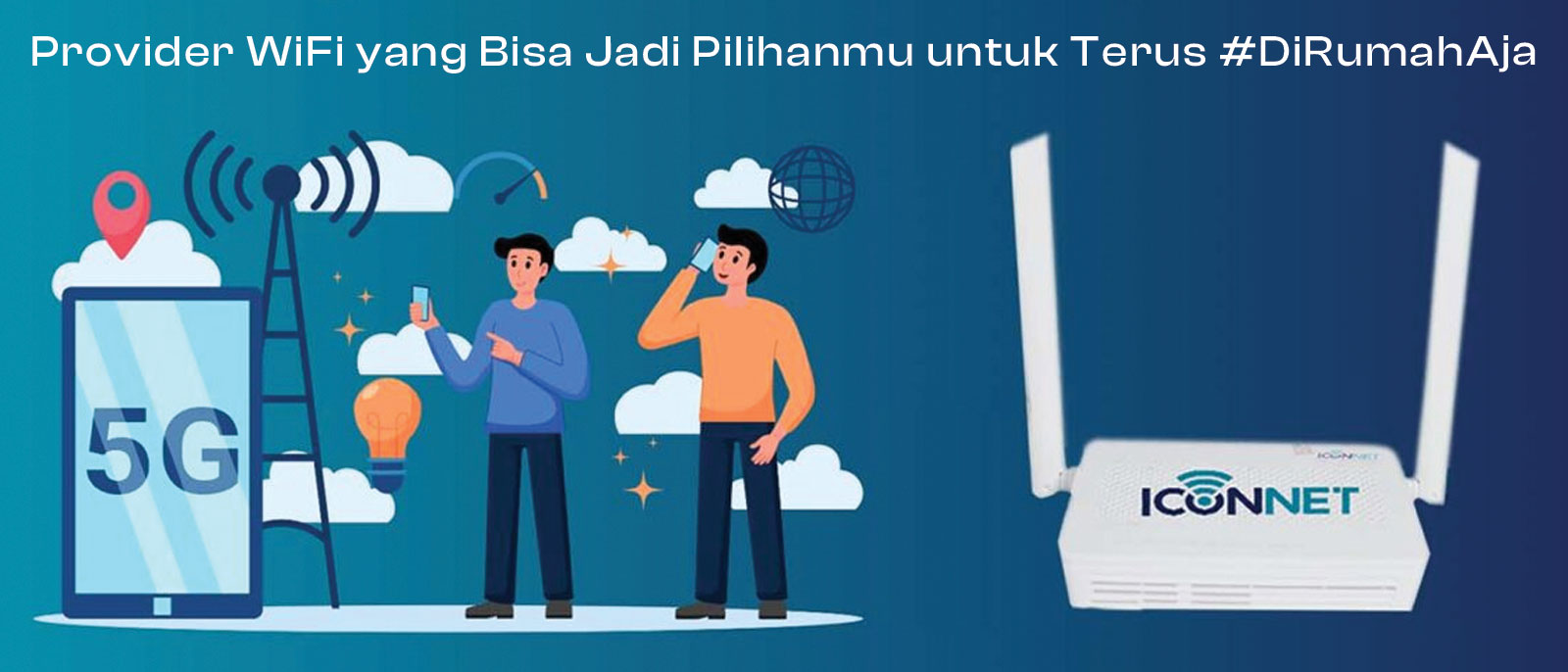 Pasan Internet ICONNET Wifi PLN